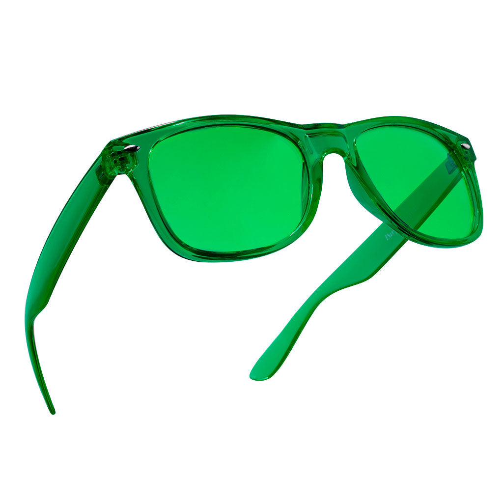 Green Color Therapy Glasses